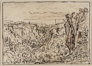 Paysage vallonné (Les Gorges de la Lizon) - Theodore Roussel